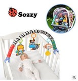 新生儿床铃床挂饰 婴儿推车挂件宝宝车夹玩具0-1岁 摇铃音乐床铃