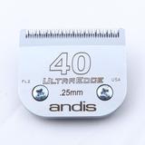 原装正品美国Andis安迪斯40#高碳钢宠物专用电推剪剃毛器刀头