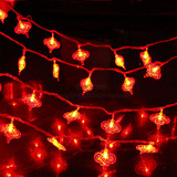 LED彩灯闪灯 灯笼灯串 春节圣诞节日婚庆庭院装饰串灯 全铜线防水