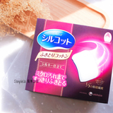 6日本代购 UNICHARM 尤妮佳超省水化妆棉 三分之一棉 32枚