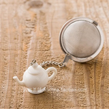 预订 Afternoon tea 泡茶工具 小马克杯茶壶挂饰 球形滤茶器