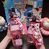 Hello Kitty儿童便携随手夏天运动水杯可爱水瓶创意防漏塑料杯子
