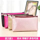 韩国小号化妆包袋女小方包可爱迷你便携收纳包手包式包中包零钱包