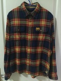 Plory专柜正品男式加厚格子衬衫POYC34V811