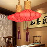 中式新古典中国风吊灯大气祥云创意餐厅别墅茶楼仿古羊皮红色酒店