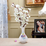 现代餐桌小花瓶陶瓷迷你家居装饰摆件简约客厅插花电视柜摆设创意