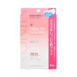 日本MINON氨基酸保湿面膜持久补水不黏腻 敏感肌适用 4片/盒