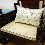 罗曼时光中式古典红木实木椅子座垫沙发坐垫靠背加厚海绵椅垫定做