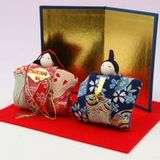 日本直邮正品 日本传统手工艺品 雏人形亲 迷你亲王 生日礼物