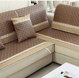 沙发垫夏季凉垫冰丝沙发席子坐垫 海绵夹层 加厚凉席简约现代