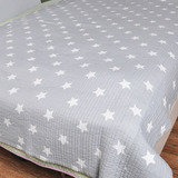 超柔纯棉空调被 床盖夏凉被 全棉单人星星绗缝床单绗缝被 特惠价