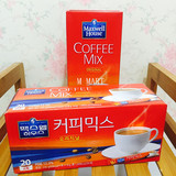 韩国进口正品速溶咖啡 麦斯威尔三合一速溶咖啡 盒装 12g*20条