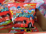 日本大创 可爱卡通儿童入浴球 泡完有小玩具 超级汽车柑橘味