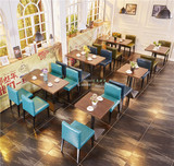 特价西餐厅咖啡厅桌椅组合 奶茶店甜品店 茶餐厅小吃店火锅餐桌椅