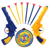 软弹枪竞技新款3岁4岁带子弹可发射吸盘手枪双枪射击儿童男孩玩具