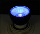 LED紫外线E27灯杯3W395nm365nm3W固化UV胶红酒标装饰打光美甲