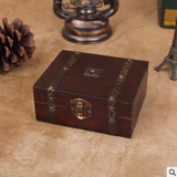 厂家直销 复古盒子 仿古木质储物盒 礼品收纳小木盒子来样定做