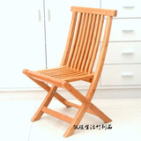 宜家楠竹折叠椅子餐椅便携式竹椅实木钓鱼椅儿童靠背椅大中小凳子