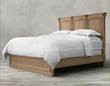 美式实木床橡木原木做旧床1.8米双人床欧式实木雕刻1.5米床宫廷床