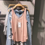 Zara2016春夏季新款专柜女装正品牌代购休闲纯色吊带背心0858/035