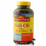 现货美国原装进口Nature Made fish oil omega -D3成人深海鱼油