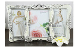 包邮7寸白色古典欧式复古相框相架摆台 送礼奢华结婚婚纱影楼相框