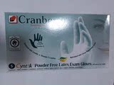 美国进口 Cranberry Sigma 薄荷味天然乳胶手套 护肤功效 有弹性