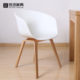 饰派黑尔餐椅休闲椅现代欧式时尚创意宜家设计师椅 包邮超值