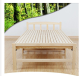 实木双人床折叠床1.2米大床松木成人床1米单人床0.8米简易陪护床