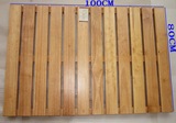 淋浴地板防滑木垫 防腐实木地板阳台木垫板挡水条 防水浴室木踏板