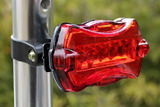 包邮自行车蝴蝶尾灯山地单车红色安全警示灯高亮坐垫灯闪光鞍座灯