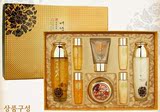 韩国化妆品套装正品 名品韩方汉方黄金抗皱美白滋养护肤礼盒