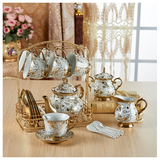 黄金龙 陶瓷咖啡杯套装套具整套 15头欧式风格下午茶茶具结婚送礼
