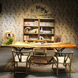 南美胡桃木全烘干实木大板现代简约生态美式欧式家装设计师桌家具