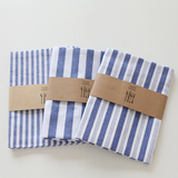 【爱味食器】地中海蓝/条纹餐巾/纯棉厨房巾餐垫拍照背景布