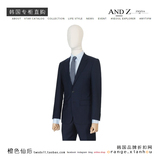 160729夏季韩国ZIOZIA-ANDZ专柜代购商务时尚修身藏青色西服外套