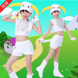2016儿童动物表演服装 小白兔演出服 舞蹈演出服 幼儿兔子服装