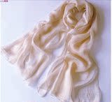 纯色2 真丝雪纺 顺纡布料 零料围巾防晒衣面料100%桑蚕丝18元一米