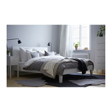 艾维宜家代购IKEA诺德里双人床架简约时尚现代北欧风格鲁瑞正品