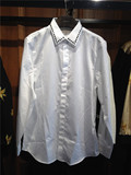 Trendiano专柜代购欧时力男装柳丁长袖衬衫衬衣3151014820原699
