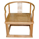 春秋阁免漆老榆木椅子餐椅明式古典简约现代家具免漆榆木家具定制
