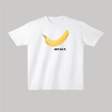 PROD原创设计香蕉夏装新款文艺情侣短袖圆领纯棉T恤修身百搭上衣