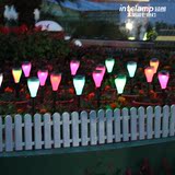 太阳能户外草坪灯花园景观灯 家用七彩LED灯庭院装饰灯防水露营灯