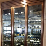 个性定制酒窖酒柜雪茄柜 不锈钢酒柜恒温恒湿 展示柜酒窖工程每方