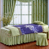 美丽坊美容床罩四件套包邮绿色新款美容院床罩美体按摩美容四件套