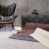 印度进口简约现代客厅羊毛手工地毯北欧美式乡村中式禅意卧室地毯