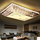 超亮大气LED吸顶灯客厅灯具长方形水晶灯饰卧室餐厅房间现代简约