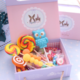 大白兔奶糖手工糖波彩虹糖板糖礼盒糖果零食送男女友创意生日礼物