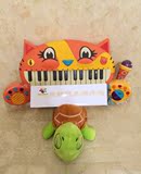 正品美国B.Toys大嘴猫钢琴儿童宝宝猫咪电子琴 麦克风录音