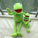 美国TY正版芝麻街superme科密特青蛙kermit玩偶公仔玩具可凹造型